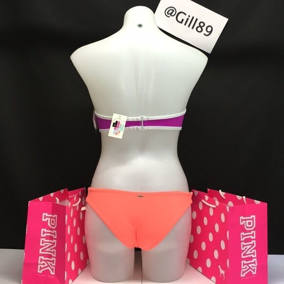 🔥🏖NEW ❤️PINK VICTORIA SECRET BIKINI SET - Picture 8 of 9